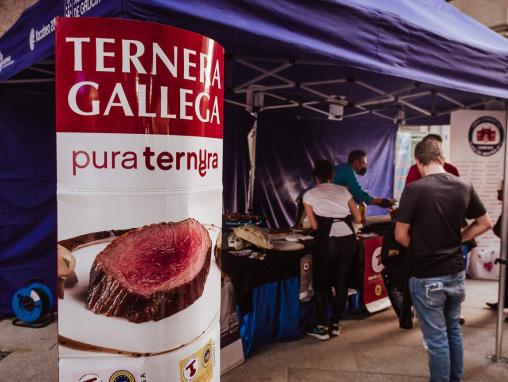 Stand ternera gallega Shopping night 2022